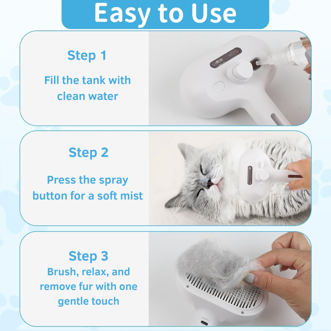 Pet Hair Moisturizing Brush