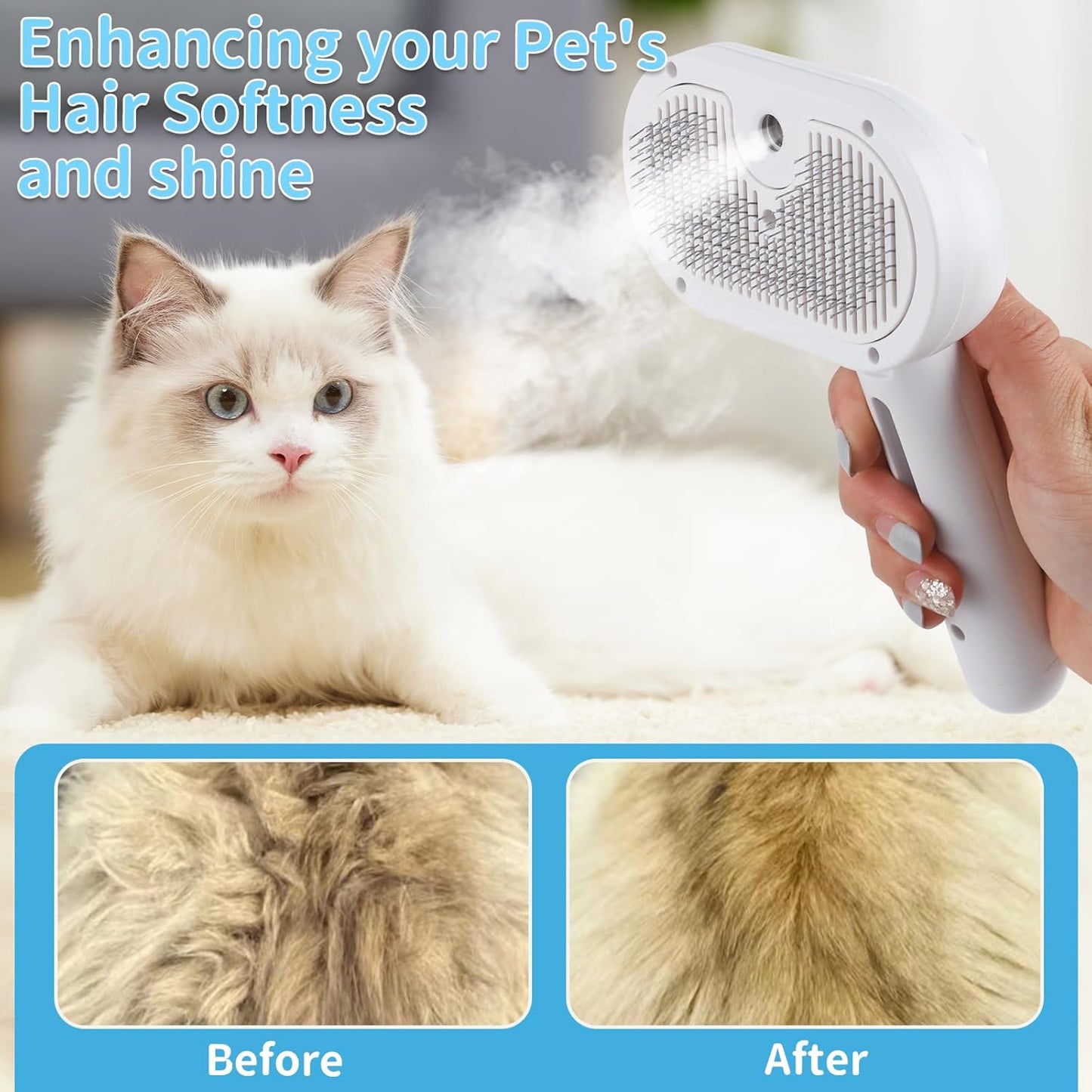 Pet Hair Moisturizing Brush